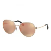 在飛比找momo購物網優惠-【BVLGARI 寶格麗】經典造型粉色金屬框太陽眼鏡粉色鏡片