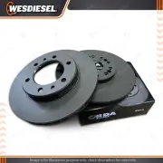 Pair Front RDA Disc Brake Rotors fits Jensen Interceptor MK I 1968-1973