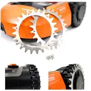 Yuxin Worx Landroid Robotic Lawnmower Pull Chain Wheels Heels Anti-slip Wheels-L Type 225mm, 2pcs Elik