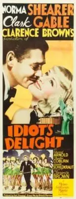 Idiot's Delight poster Clark Gable Norma Shearer Clark Gable 1939 Movie Photo