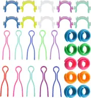 Bobbin Clamps Holders Thread Buddies 30PCS Bobbin Holder Clips Color Thread Cli