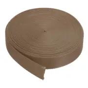Flat Nylon Webbing Strap 1 Inch 10 Yards Brown for Backpack, Luggage-rack
