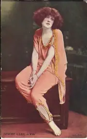 Vintage Theatre Postcard, Kiki, Lenore Ulric, Andre Picard, Belasco, 1921 unused