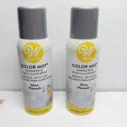 Wilton Food Color Spray (2-Pack) 1.5oz Silver Color Mist Bakery Supplies