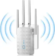 WiFi Extender Signal Booster Long Range +55 Devices Dual-Band Internet Extender