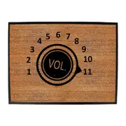 Max Volume - Funny Novelty Doormat Man Cave Floor mat