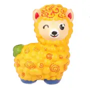 3Pcs 10.5x7.5Cm Squishy Alpaca Random Soft Slow Rising Toy With Packing Bag