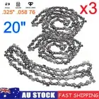 3X 20" Chainsaw Chains 325 058 76DL for MTM 58SX 20 Inch bar QUALITY PREMIUM Saw