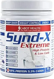 Cabot Health Synd X Protein Powder, Vanilla, 400 Grams