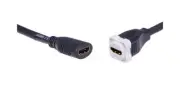 4K HDMI Wall Plate Insert White with tail for CLIPSAL HPM V2.0