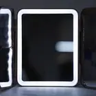 Folding LED Makeup Mirror Portable Rechargeable Cosmetic Mirror LED Folding DP3