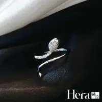 在飛比找momo購物網優惠-【HERA 赫拉】美人蛇鑲鑽戒指 H112042605(飾品