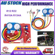 AC Manifold Gauge Sets HVAC Air Conditioner Pump Service Tool R12 R22 410a R134A