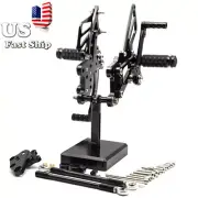 CNC Front Footpegs Rearsets Fit Honda CBR600RR GP Shift 2007-2008 CBR600RR 09-16