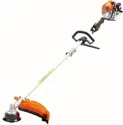 Dynamic Power 26c 2-Stroke Gas Powered Weed Eater/Edger/Whipper Snipper with 1 Cutting Path & Heavy-Duty Steel Blade – Professional Lightweight Design