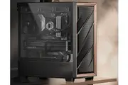 Antec Flux ATX Black Premium Walnut Trim Case [FLUX-BK]