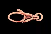 13mm 18k 18ct SOLID ROSE GOLD Lobster Designer Fancy Swivel Clasp Italy