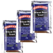 3 x Morgan's Wheat Beer Yeast 15g DIY Home Brew