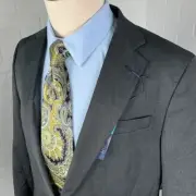 Stafford Blazer Men 42R Gray Slim Fit CoolMax Wool Ecomade Stretch Jacket NWT