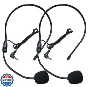 zdyCGTime 3.5mm Audio Male to Portable Headworn Microphone for Mic System,Voi
