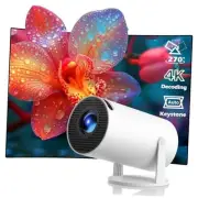 Mini Projector with WiFi and Bluetooth, Portable Projector Full HD 4K Support