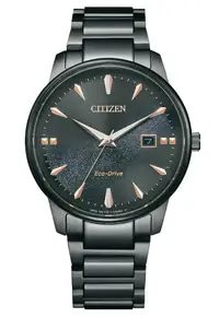 在飛比找樂天市場購物網優惠-CITIZEN 星辰銀河黑金限定 光動能時尚錶 BM7595