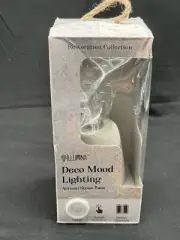 Illumina Deco Mood Lighting Artisan Stone Base Light Up Butterflies NIB