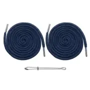 2pcs Drawstring Cords 51" Replacement Drawstring with Threader, Navy Blue