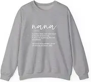 [X.Style] Nana Definition Like A Mom But Less Rules ds028 Sweater Grey 3XL