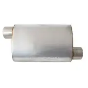 Aeroflow 2.5" Offset / Offset Muffler 13.75" Length, 9.45" W, 5.3" H - AF5500-250