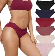 [Aijolen] Women's Seamless Underwear No Show Panties for women Soft Stretch Lace Hipster Briefs invisible Underpants S-XL