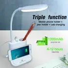 USB Rechargeable Desk Lamp Touch LED Reading Bedside Table Study Night Light AU