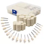 110PCS Wool Buffing Polishing Wheel for Dremel Tool Kit, Jewelry Making Tools...