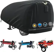 Rouzin 420D Log Splitter Cover, Waterproof, Tear-Resistant Outdoor Cover for Log Splitter, 210×114×100cm, Waterproof Heavy Duty Log Splitter Cover