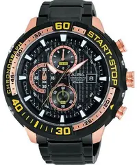 在飛比找Yahoo!奇摩拍賣優惠-ALBA SignA 廣告款計時腕錶(AM3102X1)-黑