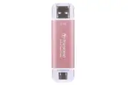 Transcend ESD310 2 TB Portable Solid State Drive - External - Pink - Desktop PC, Notebook, Gaming Console, Tablet, Smartphone Device Supported - USB