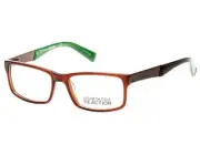 Kenneth Cole Reaction Unisex Eyeglasses KC0771 048 Brown Size 53-17-140