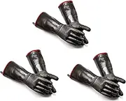 Binxind 6X High Heat Gloves Griller Insulated Cooking Gloves for Barbecue/Grill/Smoker/Oven Mitt/Baking