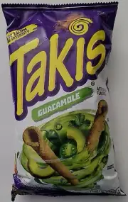 NEW BARCEL TAKIS GUACAMOLE FLAVORED TORTILLA CHIPS 9.9 OZ BAG