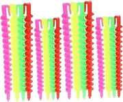 CANIGHT Hairdressing Tool Set Pcs Plastic Spiral Hair Perm Rods Spiral Curlers for Long Hair