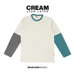 LYON LAYER CREAM T 恤組合 3 色 T 恤組合顏色中性 MAKEBADJOE