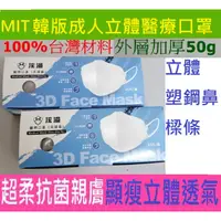 在飛比找蝦皮購物優惠-外層50g比淨新順易利興安5D大成時兆宏瑋更厚實》KF94浤