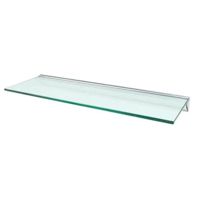 Wallscapes Glass Shelf Aluminum Bracket Kit Wall-Mountable 12 in. W x 24 in. L