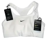 Nike Womens Swoosh Padded Sports Bra Size Medium Brand New With Tags