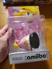 PEACH Super Smash Bros. Nintendo Amiibo Wii U Switch 3DS US Edition READ