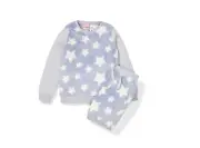 NEW PETER ALEXANDER PYJAMA PJ SET TOP & TRACK PANTS SET JNR GIRLS SIZE 6 STARS