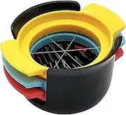 3 in 1 Egg Slicer With Stainless Steel Wires - Egg Cutter for Multiple Slicing Options