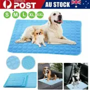 S-XXL Pet Self Cooling Mat Cool Mat For Dogs Cats Pad Bed Mattress Heat Relief