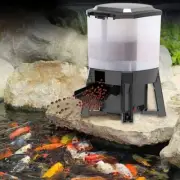 6L Capacity Solar Automatic Aquarium Fish Feeder Timer Food Dispenser PoolSide