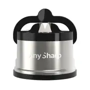 Anysharp Pro Metal Knife Sharpener Gunmetal & Black 6x6x5cm ISA-ASKSPRO